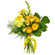 Желтый букет из роз и хризантем. Анталья